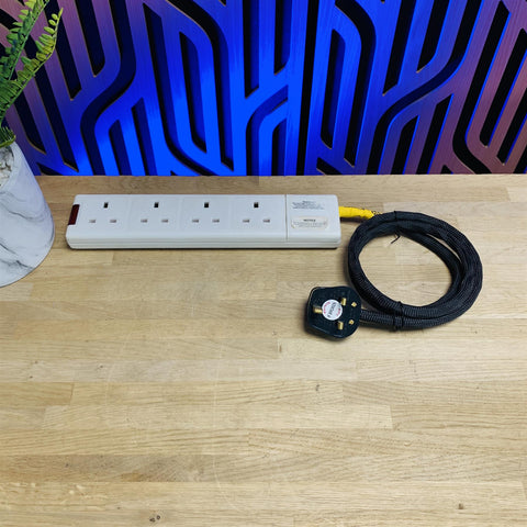Russ Andrews Yello 4 Gang Way Mains Power Superclamp 1M