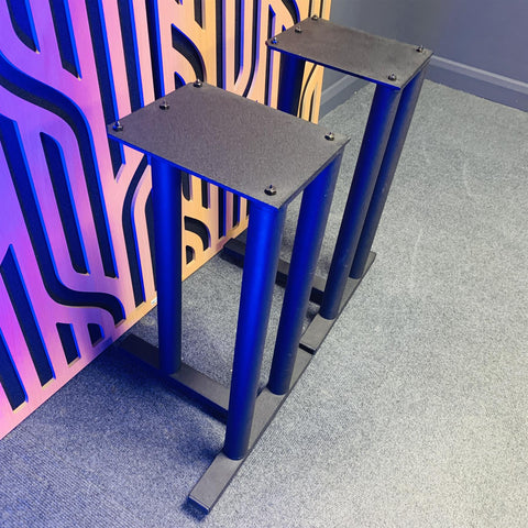 Cyrus Bookshelf Speakers Stands - Self Assembly (Pair) Black