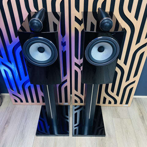 Bowers & Wilkins 705 S3 Speakers With Stands (Pair) Black Gloss
