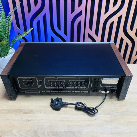 Soundcraftsman PE2217-R Preamplifier / Black Face Equalizer with Wood Side Panel