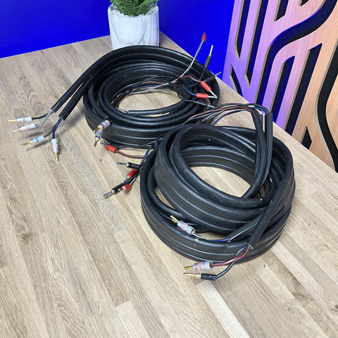 Linn K400 Tri Wire Speaker Cable 2 x 2M Nakamichi & Linn Banana Plugs
