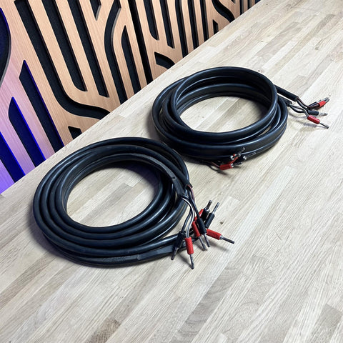 Linn K400 Bi Wire Speaker Cable Banana Connections 2 x 2.5m
