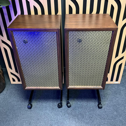 Tannoy Oxford Speakers x2 with Black Metal Stands