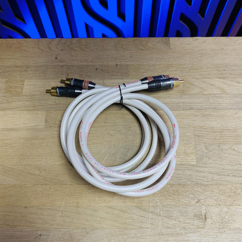 QED Qunex 2 Dual Balanced Low Level Signal RCA Phono Cable Pair 1M