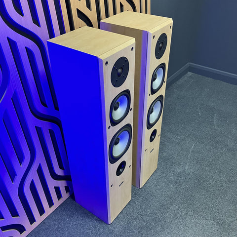 Acoustic Energy Aegis Evo Three 3 Speakers (Pair) Light Maple