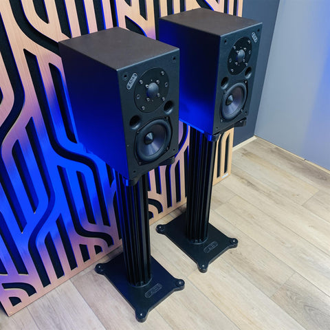 Pair Acoustic Energy AE1 1987 Speakers With Matching Stands