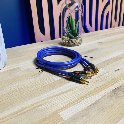 QED Qunex P75 Precision Co-Axial Cable (1M) Twin RCA Phono Interconnect