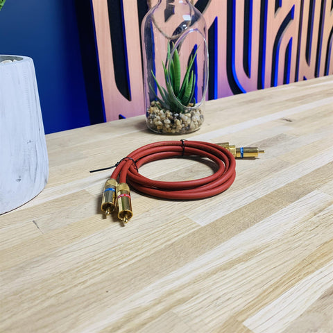 Van Den Hul 'The Bay' C5 Hybrid Stereo RCA Cable Pair (0.8m)