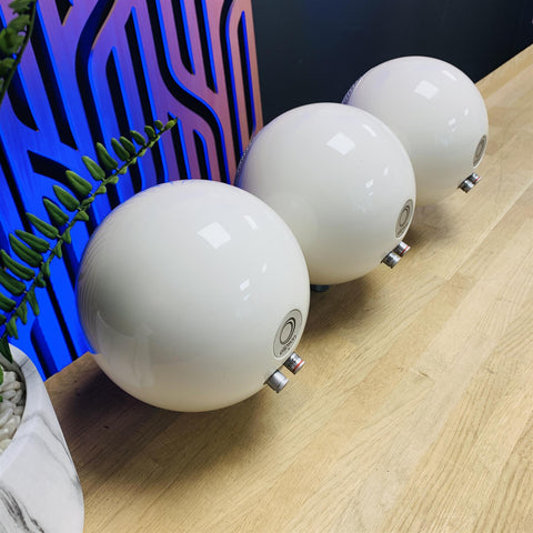 Elipson Planet M Speakers With Wall Brackets x 3 (White)