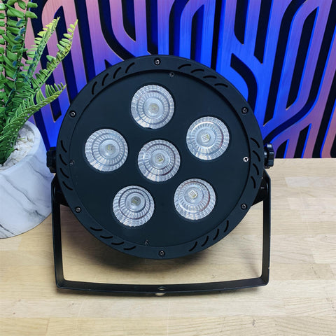 Stagg ECOPAR630 Flat Par Can Stage Light DMX 512 6 x 30 Watt LED