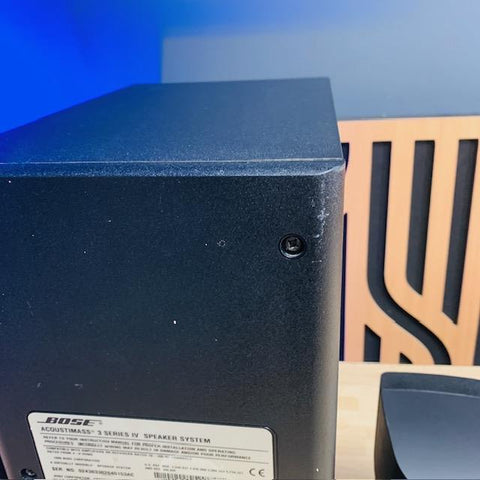 Bose Acoustimass 3 Series 4 Subwoofer & and Cube Speakers (Pair)
