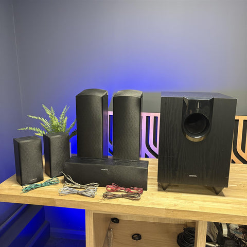 Onkyo 5.1 Speaker System (SKF-693, SKR-590, SKC-591N and SKW-591)