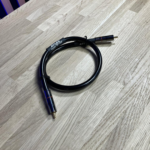 Atlas Hyper SP-DIF 75 Ohm Coax RCA Digital Cable (0.5m)