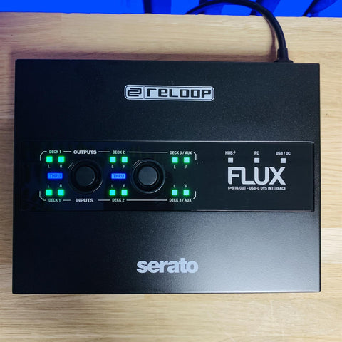 Reloop Flux 6x6 In/out USB-C DVS Interface for Serato DJ Pro