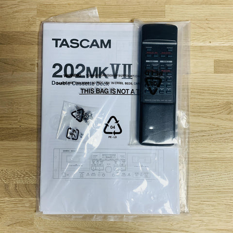 Tascam 202 MK VII Double Cassette Deck