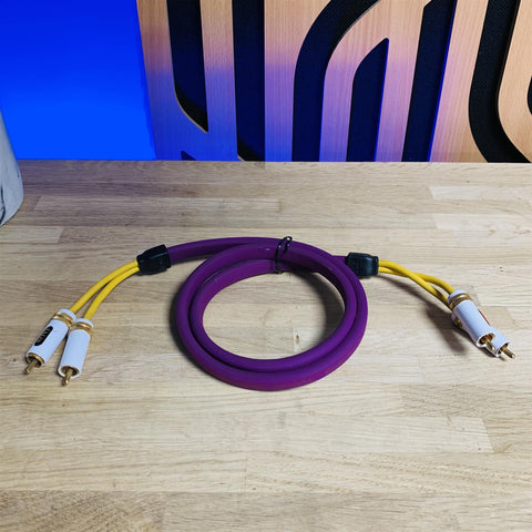 IXOS 1003 Spiral Braid RCA Interconnect 1m Cable