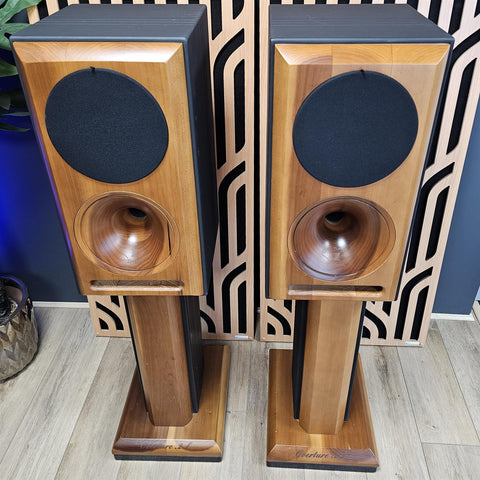 Zingali Overture .2S Omniray Loudspeakers (pair) with stands, including custom granite plinths