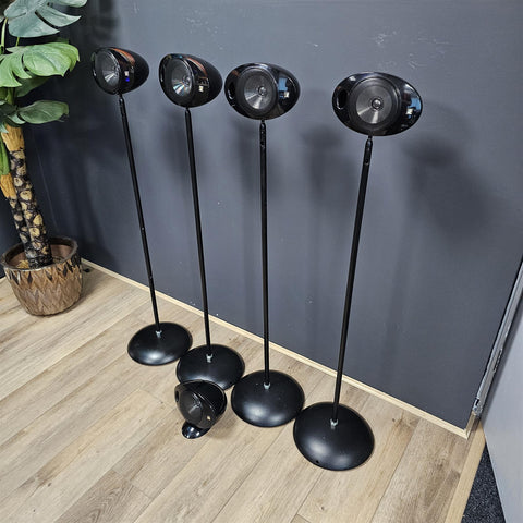 x5 Kef HTS/HTC 2001.3 (4 x 90cm floor stands, x1 tabletop stand)