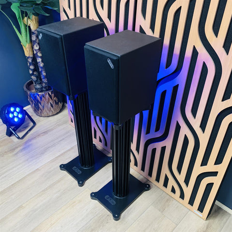 Pair Acoustic Energy AE1 1987 Speakers With Matching Stands