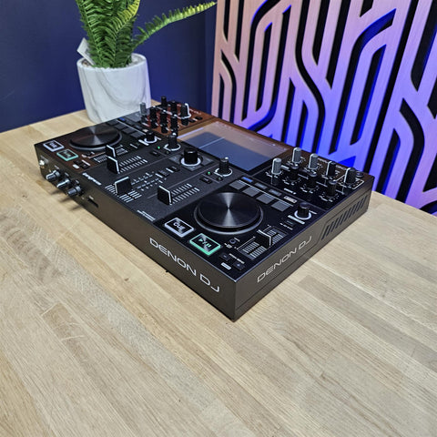 Denon DJ Prime Go 2-Deck Rechargeable Smart DJ Console with 7” Touchscreen