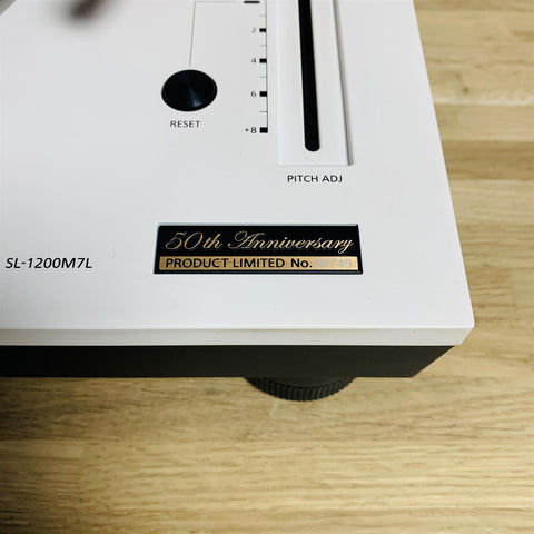 Technics SL-1200M7L Limited-Edition 50th Anniversary Direct-Drive DJ Turntable