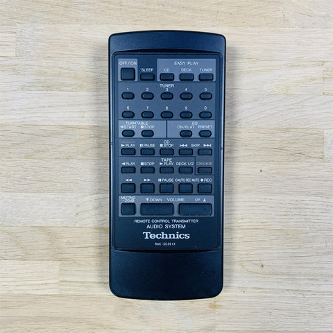 Technics RAK-SC301X Remote Control