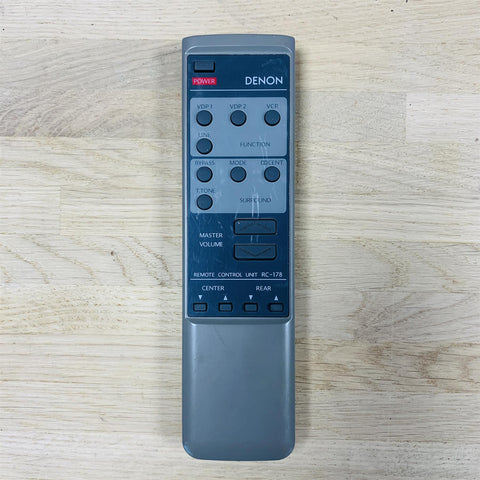 Denon RC-178 Remote Control For AVC77 AVC77E2