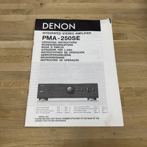 DENON PMA-250SE Stereo Integrated Amplifier