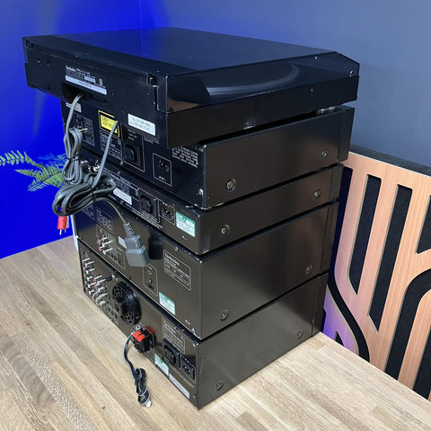 Technics SL-J110R ST-X302L SU-X102 RS-X102 SL-PJ28A Hi Fi Stack Setup