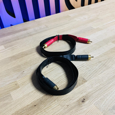 Nordost Black Knight Flatline RCA Cable (Pair) - 1m