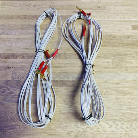 8m QED Performance Micro Bi Wire Speaker Cables (Pair)