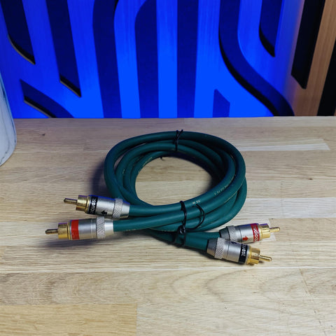 AudioQuest Jade Hyperlitz LGC Copper Phono RCA Interconnect Lead 1m (Pair)