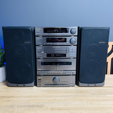Pioneer P510 CD Audio Tuner Cassette Stack System