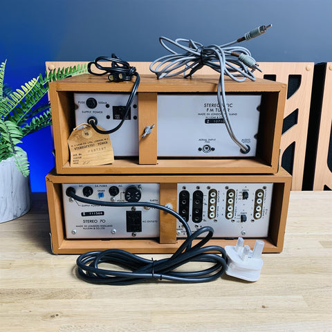 Leak Stereofetic FM Tuner and Stereo 70 Amplifier Package
