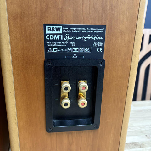 Bowers & Wilkins CDM 1SE Special Edition Speakers Cherrywood