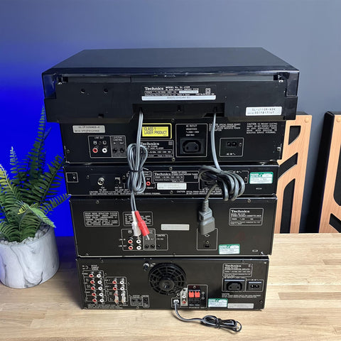Technics SL-J110R ST-X302L SU-X102 RS-X102 SL-PJ28A Hi Fi Stack Setup