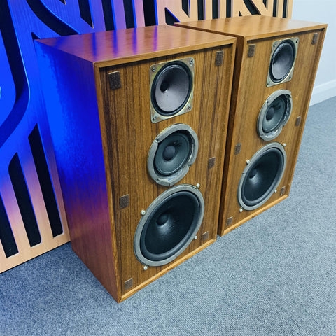 Richard Allan Flamenco Series II Vintage Hi Fi Speakers In Teak (Pair)