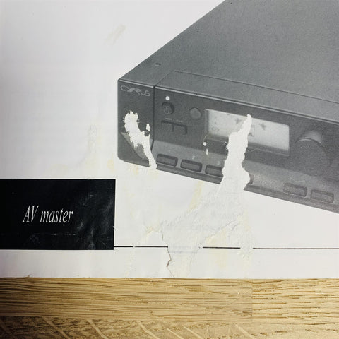 Cyrus AV Master Manual