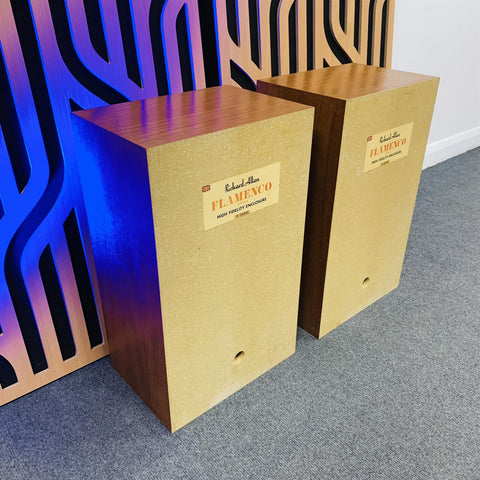 Richard Allan Flamenco Series II Vintage Hi Fi Speakers In Teak (Pair)