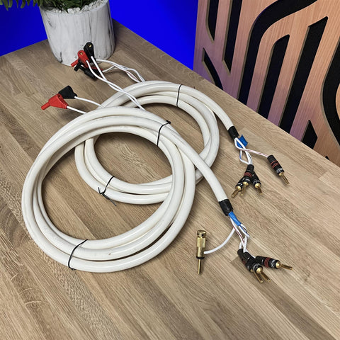 Chord Odyssey 4 Speaker Cable With Cyrus Connections & QED Airloc (One Cambridge Audio Banana Plug) 3m (Pair)