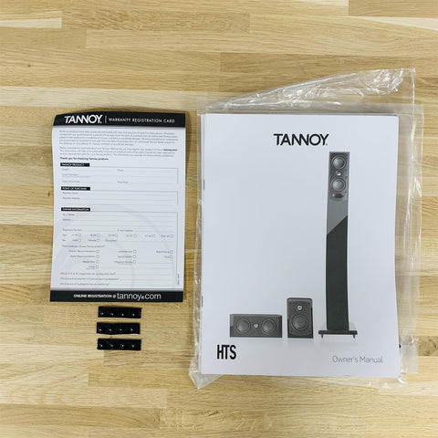 Tannoy HTS 5.0 With HTS101 Subwoofer Surround Sound System Including Stands