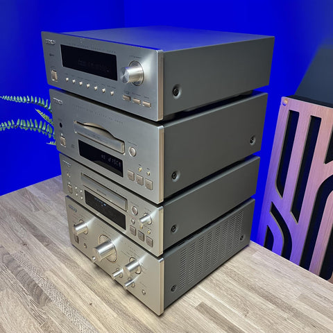 Teac A-H500 Integrated Amplifier R-H500 Cassette T-H500 Tuner PD-H500 CD Player Stack System