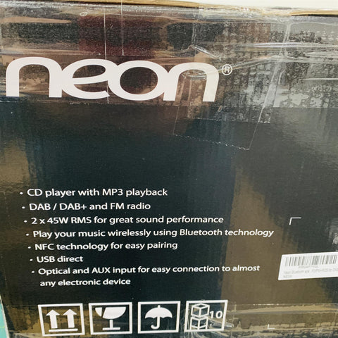Neon MCB1534D Micro Hi-Fi System With Bluetooth, CD, MP3, FM+RDS For DAB+