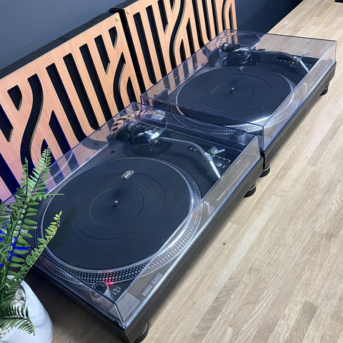 Technics SL-1210 MK3D DJ Turntables With Ortofon Concorde Pro Cartridges & Syli (Pair)