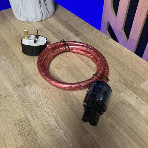 LAT International Signature AC-3 IEC UK Mains Cable 1m Audiophile Made In USA