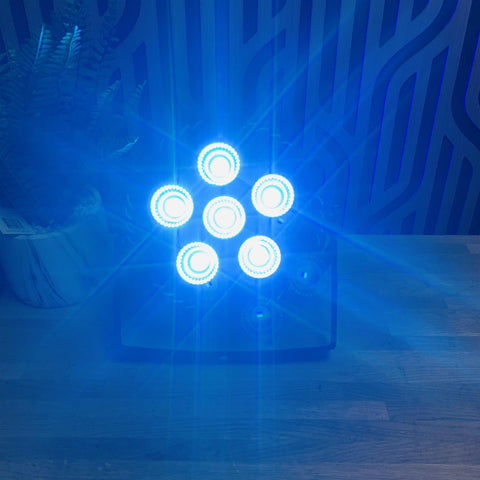 Stagg ECOPAR630 Flat Par Can Stage Light DMX 512 6 x 30 Watt LED