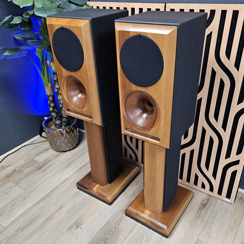 Zingali Overture .2S Omniray Loudspeakers (pair) with stands, including custom granite plinths