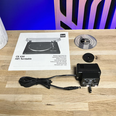 Dual CS-430 Auto Return Belt Drive Turntable