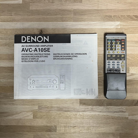 Denon AVC-A10SE AV 5.1 Surround Receiver Amplifier Inc Remote