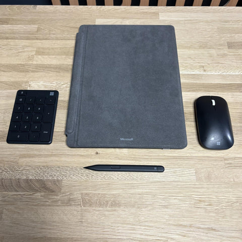 Microsoft Surface Pro 8 Bundle With Surface Pro Signature Keyboard, Number Pad + Pen And Bluetooth Modern Mobile Mouse
